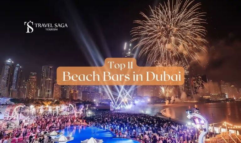 Beach Bars in Dubai | Dubai Beach Blog Banner by Travel Saga Tourism
