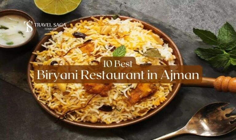 Biryani Restaurant in Ajman | Ajman Restaurant Blog Banner by Travel Saga Tourism