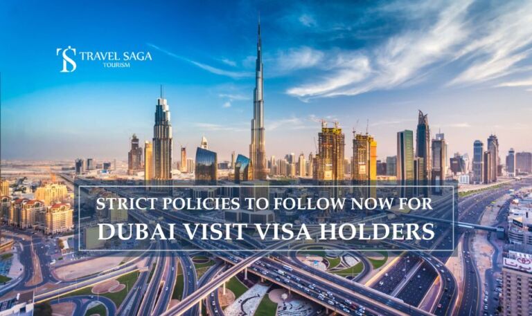 UAE Visit Visa Holders, UAE Visa Rules blog banner by Travel Saga Tourism