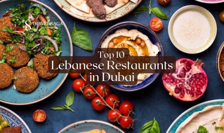 Lebanese Restaurants in Dubai | Dubai Lebanese Restaurants Blog Banner by Travel Saga Tourism