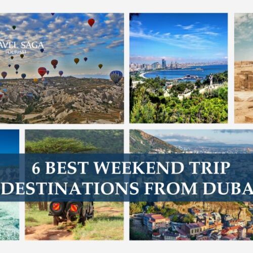 Trip from Dubai and Planning a trip from Dubai blog banner by Travel Saga Tourism