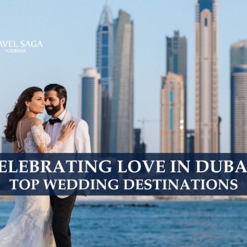 Celebrating Love in Dubai and Valentine Celebration In Dubai Blog Banner By Travel Saga Tourism