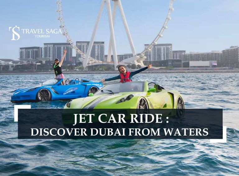 Jet Car and Jet Car Rental Dubai blog banner by Travel Saga Tourism