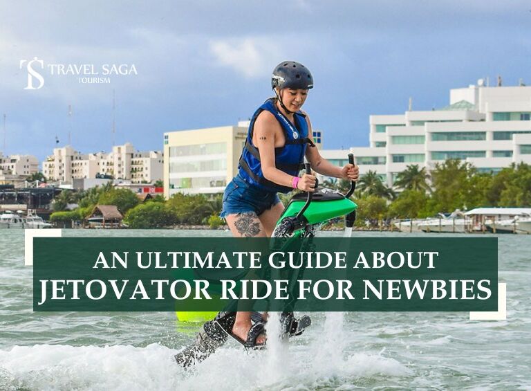 Jetovator ride in Dubai and Jetovator In Dubai blog banner by Travel Saga Tourism