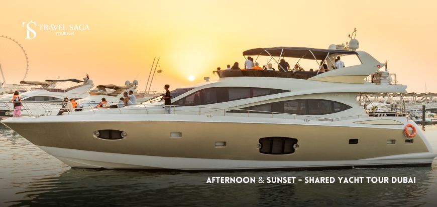Afternoon & Sunset - Shared Yacht Tour Dubai