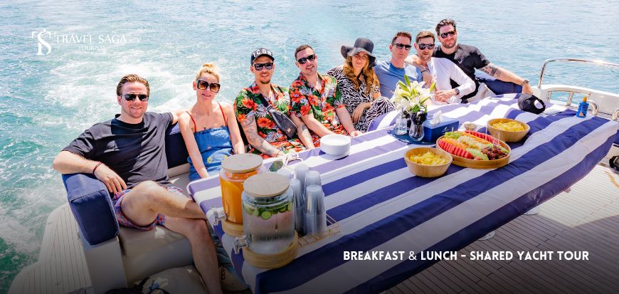 Breakfast & Lunch - Shared Yacht Tour
