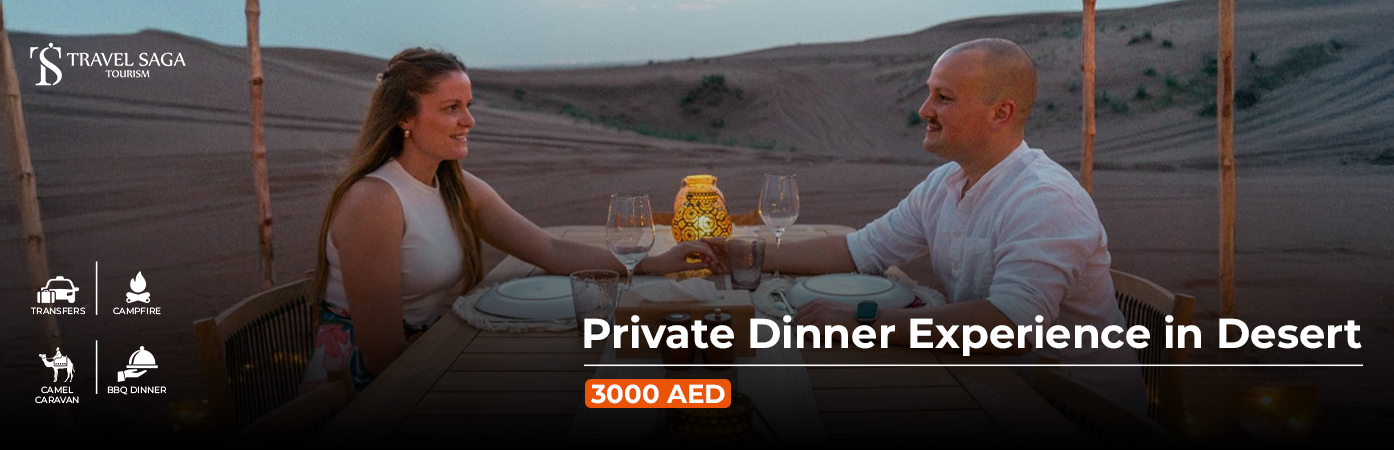 Book Private Dinner Experience in Dubai Desert luxury dining