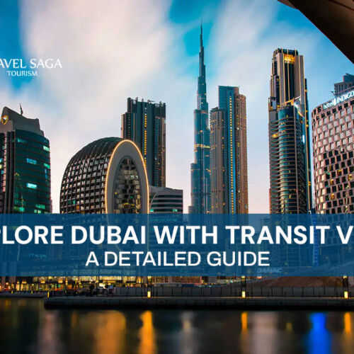 Dubai Transit Visa for Indians and UAE Transit Visa Blog Banner Travel Saga Tourism