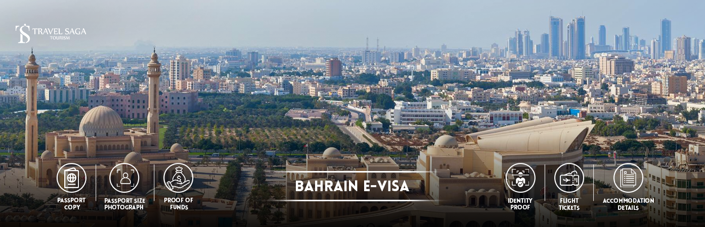Bahrain e-Visa | e-Visa Bahrain BT Banner by Travel Saga Tourism