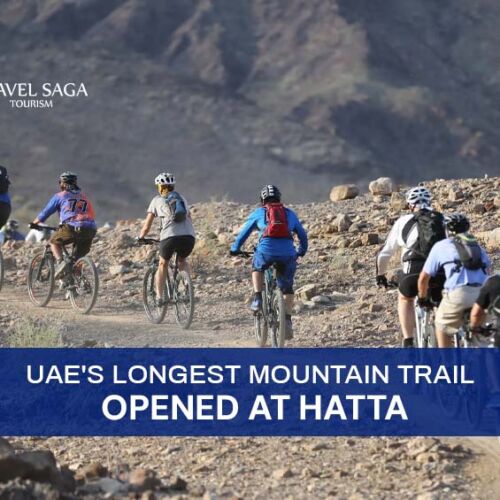 UAE's Longest Mountain Trail Network and longest mountain trail in the UAE Blog Banner By Travel Saga Tourism