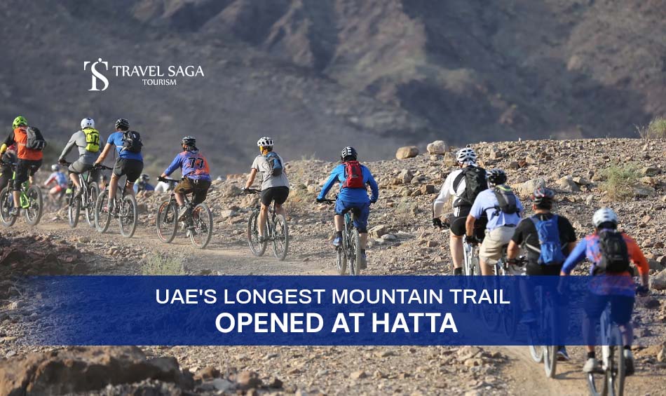 UAE's Longest Mountain Trail Network and longest mountain trail in the UAE Blog Banner By Travel Saga Tourism