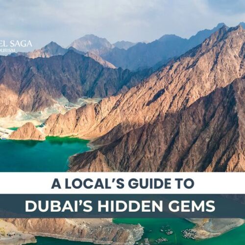 Hidden Gems in Dubai, Hidden Attractions in Dubai Blog Banner By Travel Saga Tourism