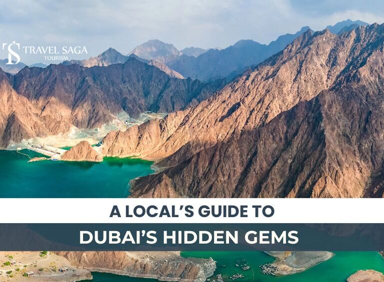 Hidden Gems in Dubai, Hidden Attractions in Dubai Blog Banner By Travel Saga Tourism