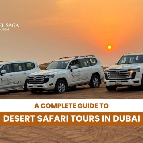 Desert Safari Dubai and Desert Safari Dubai Packages Blog Banner By Travel Saga Tourism