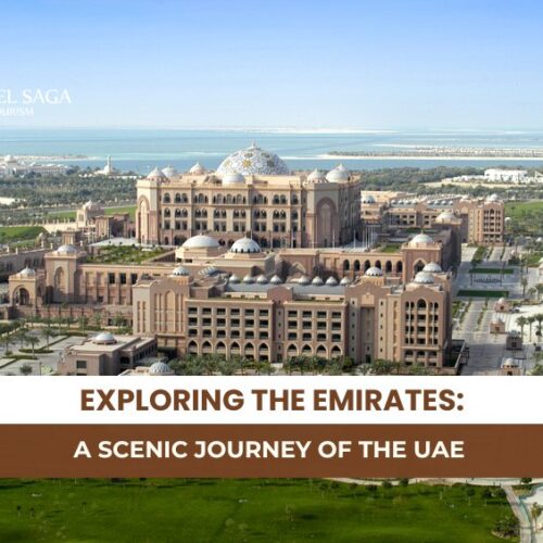 Exploring The Emirates and Discover the UAE Blog Banner By Travel Saga Tourism