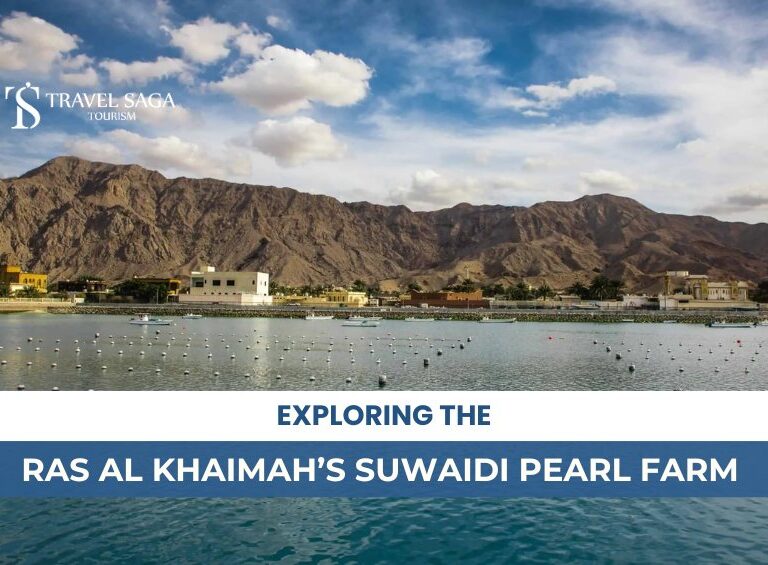 Exploring the Ras Al Khaimah’s Pearl Farm and Ras Al Khaimah’s Pearl Farm Blog Banner By Travel Saga Tourism