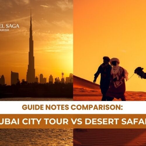 Dubai City Tour Packages and Desert Safari Dubai Blog Banner By Travel Saga Tourism