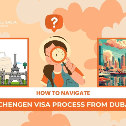 Apply Schengen visa from Dubai and Schengen Tourist Visa from Dubai Blog Banner By Travel Saga Tourism