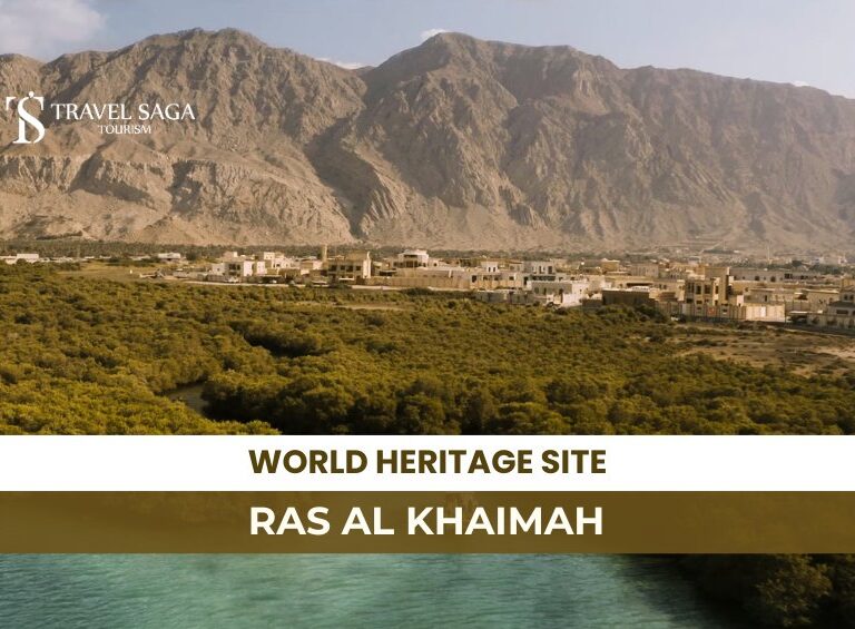 Things to Do in ras al khaimah and Places to visit in Ras Al Khaimah Blog Banner By Travel Saga Tourism