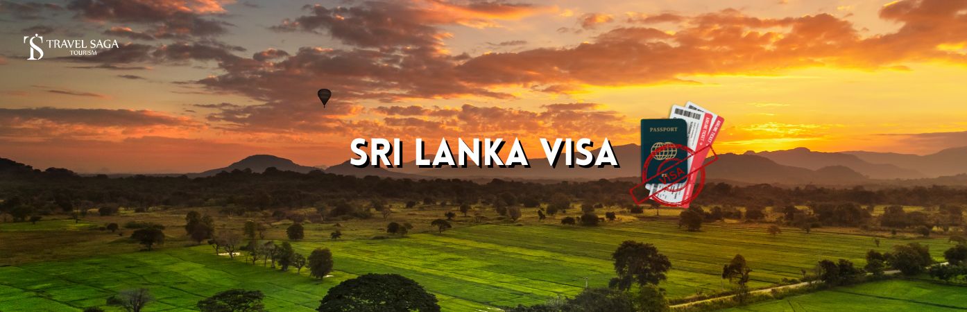 E visa Sri Lanka and Online E visa Sri Lanka | Sri Lanka E visa BT banner by Travel Saga Tourism