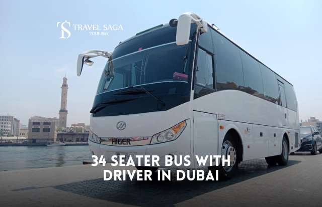 34 Seater bus with Driver in Dubai