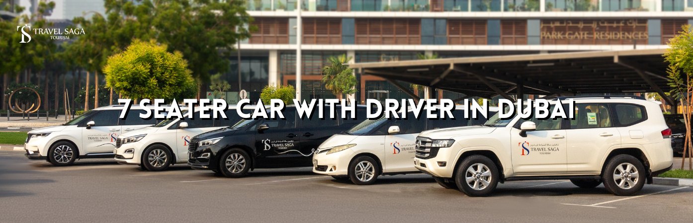 Rent a Luxury Car with Driver and Hire 7 Seat Car BT Banner By Travel Saga Tourism