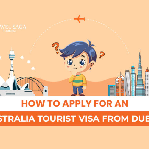 Australia Tourist Visa from Dubai and Australia Visit Visa Blog Banner By Travel Saga Tourism