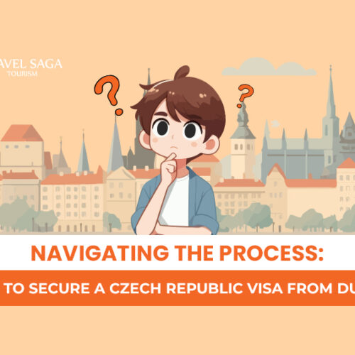 Czech Republic Visa from Dubai and Czech Republic Visa Blog Banner By Travel Saga Tourism