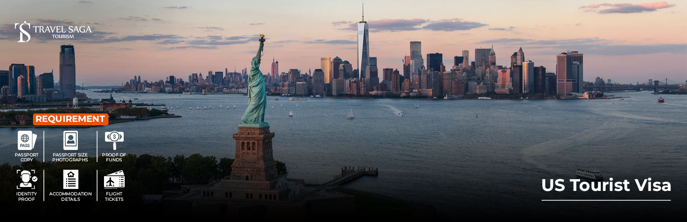 US Tourist Visa BT Banner by Travel Saga Tourism