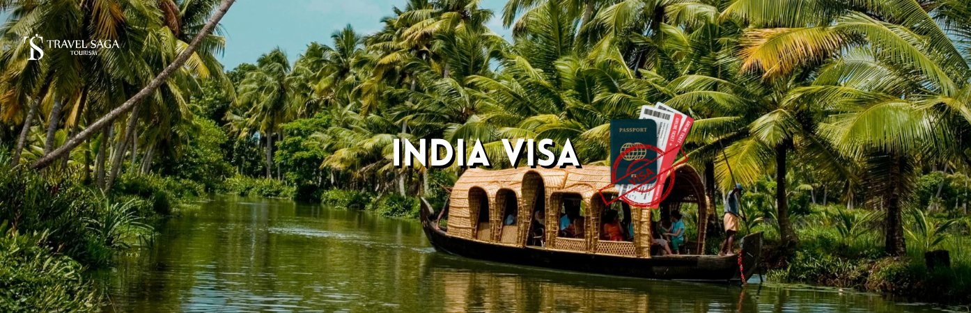 Indian e tourist visa and Indian e visa online | India E visa BT Banner By Travel Saga Tourism