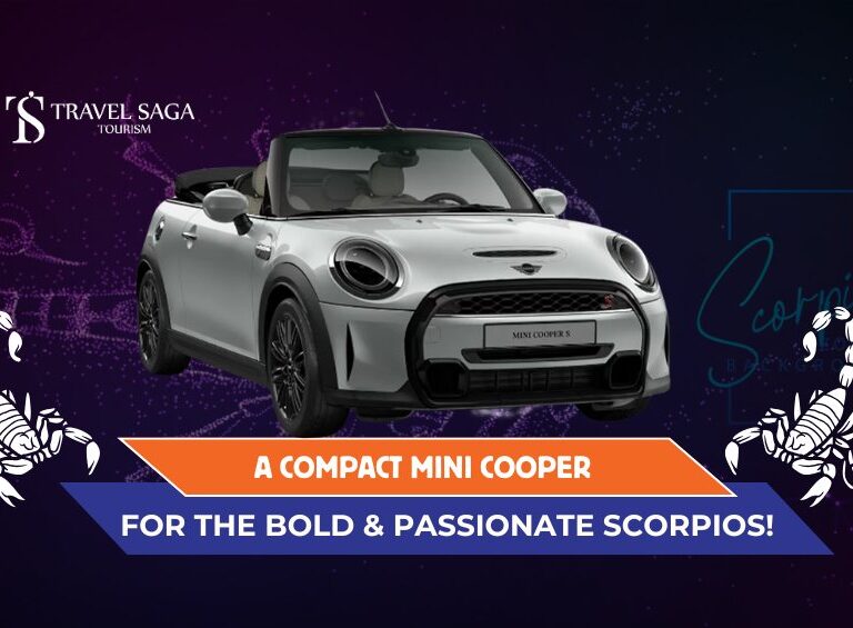 Perfect Car Based on Your Zodiac Sign and Scorpio Sign With A Compact Mini Cooper Blog Banner By Travel Saga Tourism