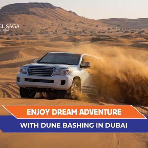 Dune Bashing Dubai and Red Dune Bashing in Dubai blog banner by Travel Saga Tourism