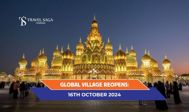 Global Village Dubai and Global Village Tickets blog banner by Travel Saga Tourism