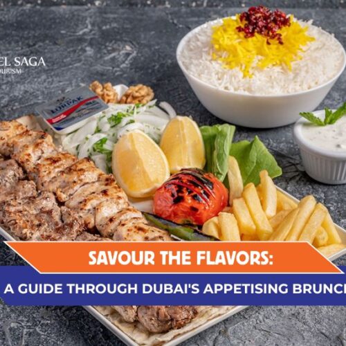 Must-Try Best Brunches in Dubai and Sunday brunches to try in Dubai 2024 Blog Banner By Travel Saga Tourism