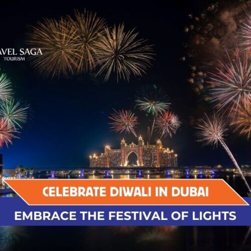 Ultimate Guide to Diwali in Dubai Blog Banner by Travel Saga Tourism