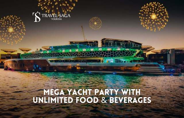 Mega Yacht Party with Unlimited Food and Beverages