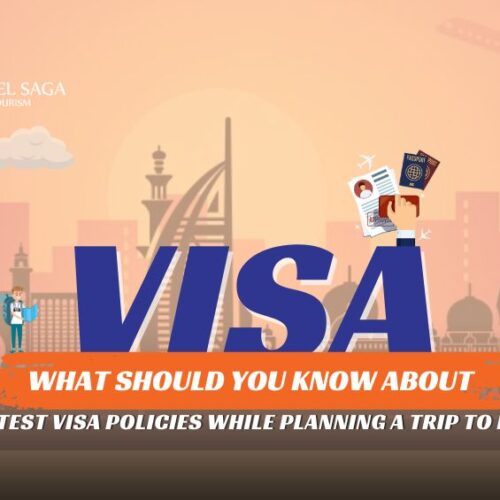 Dubai New Visa Rules For Travellers, New Visit Visa Rules in UAE blog banner By Travel Saga Tourism