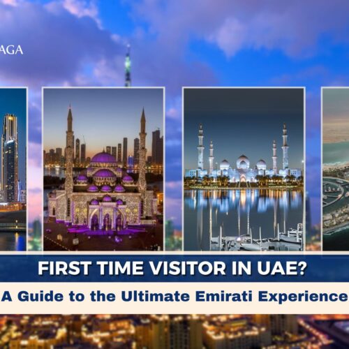 Dubai Travel Guide for First Time Visitors, Places to visit in UAE blog banner by Travel Saga Tourism