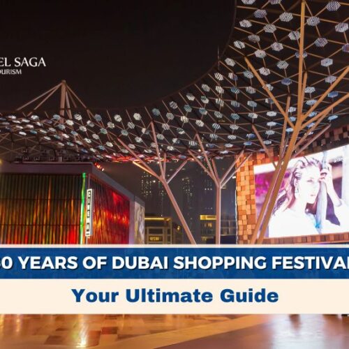 Dubai Shopping Festival, Dubai Shopping Festival highlights blog banner by Tarvel Saga Tourism