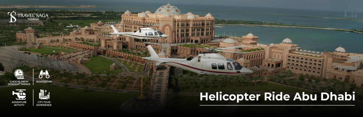 Book Helicopter Ride Abu Dhabi luxury sightseeing flight
