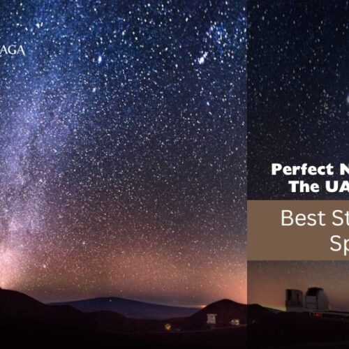 UAE's best stargazing spots, Exploring the UAE's stargazing scene Blog banner Travel Saga Tourism