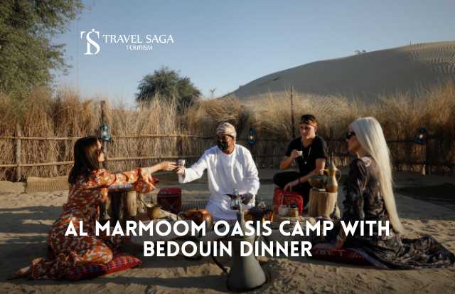 Al Marmoom Oasis Camp with Bedouin Dinner