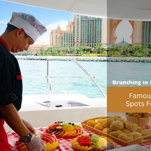 Places For Brunch in Dubai, best brunch spots in Dubai blog bannner by Travel Saga Tourism