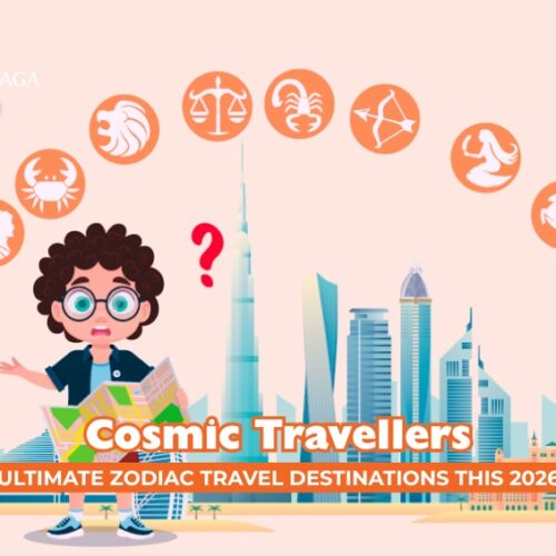 zodiac travel destinations and zodiac sign's ideal destination for travel blog banner Travel Saga Tourism