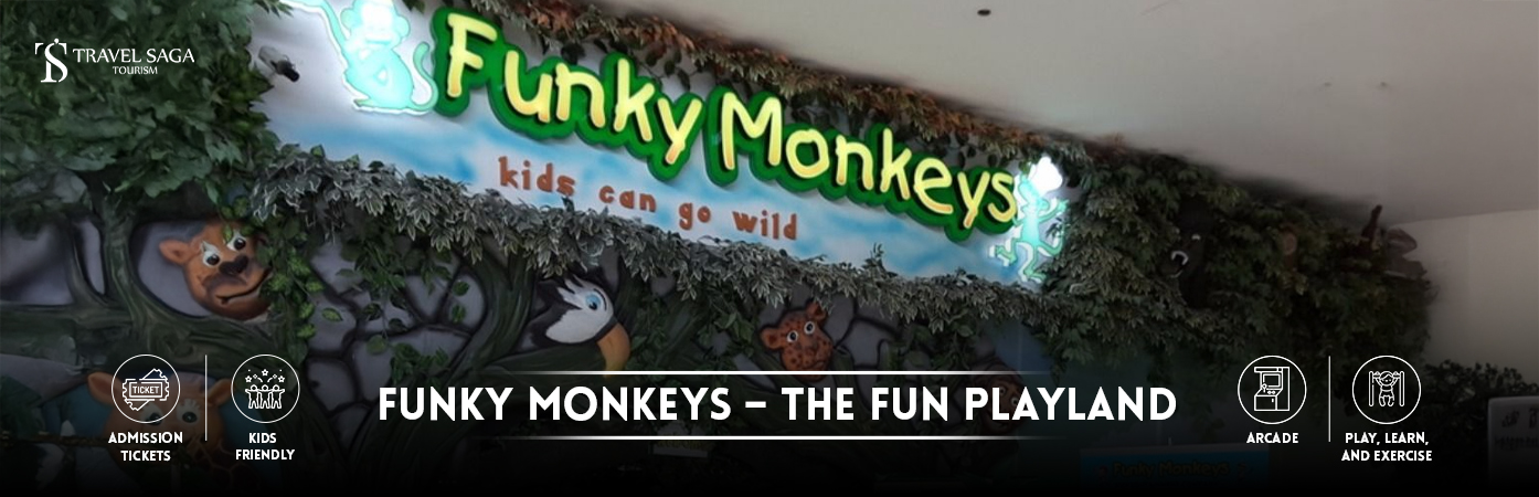 funky monkey playland | funky monkeys playland Dubai banner Travel Saga Tourism