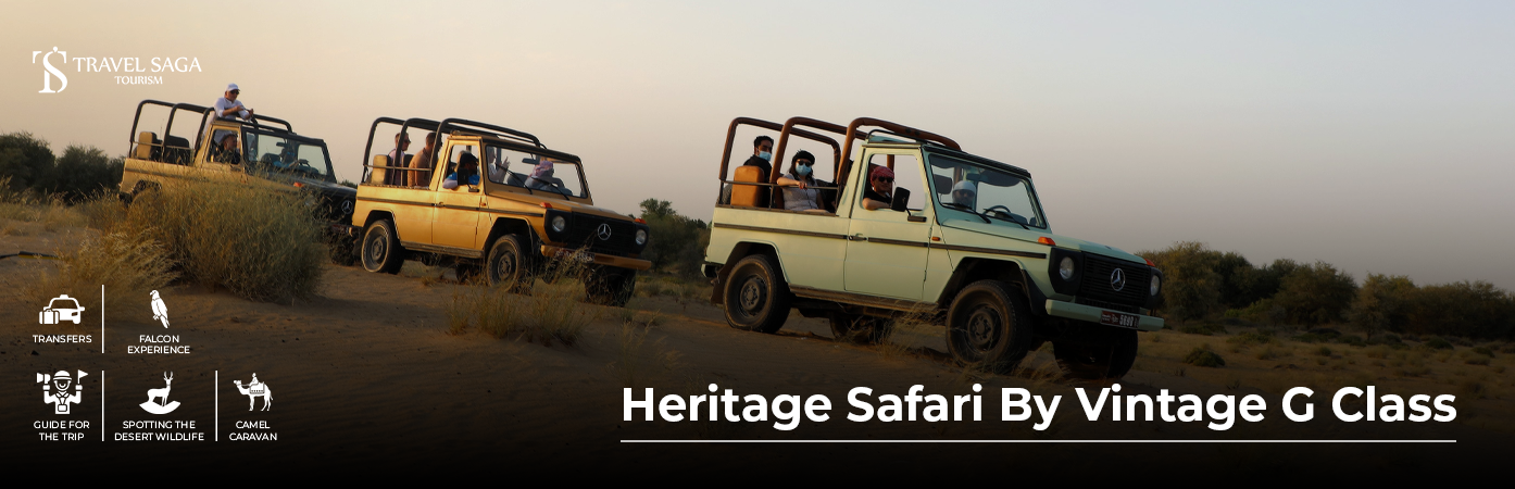 Book Heritage Safari by Vintage G Class desert drive