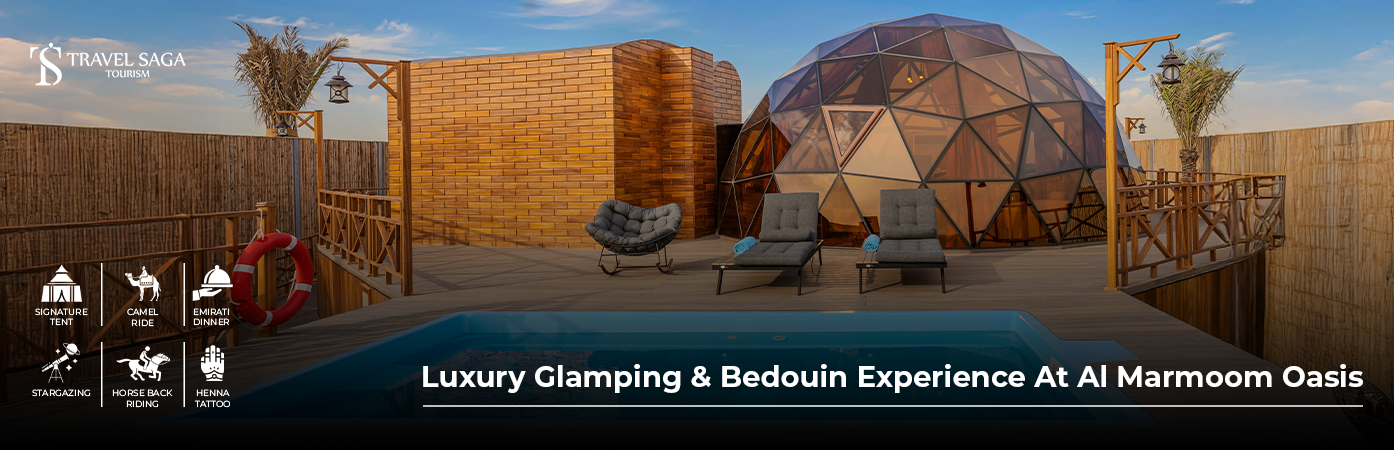 Luxury Glamping & Bedouin Experience at Al Marmoom Oasis stargazing