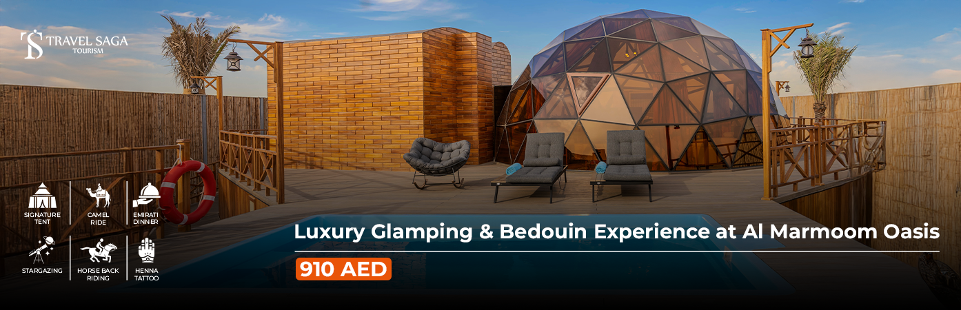 Luxury Glamping & Bedouin Experience at Al Marmoom Oasis stargazing