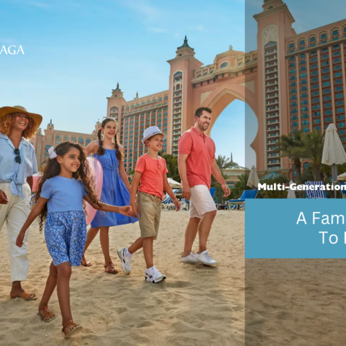 multigenerational travel experience and Multi generational travel packages blog banner by Travel Saga Tourism