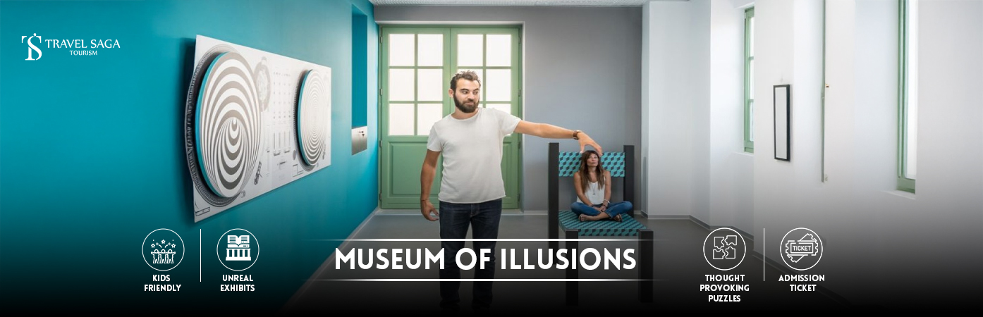 museum of illusion tickets | museum of illusions ticket price bt banner by Travel Saga Tourism